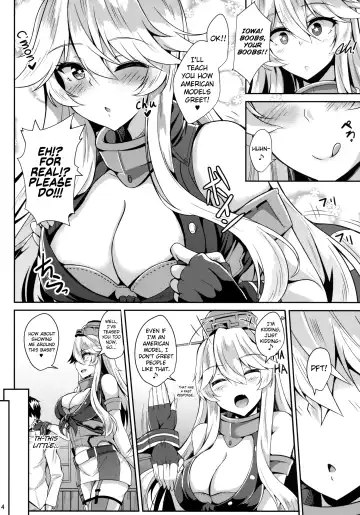 [Kazamitiu] Iowa to Mechamecha Ecchi Suru Hon | Wild Sex With Iowa Fhentai - Page 5