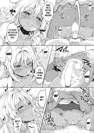 [Outou Chieri] Doutei Ochinchin ni Katenakatta Kuro Gal | The Black Gal Who Can't Win Against the Virgin Dick Fhentai - Page 16