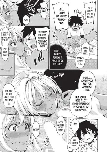 [Outou Chieri] Doutei Ochinchin ni Katenakatta Kuro Gal | The Black Gal Who Can't Win Against the Virgin Dick Fhentai - Page 21