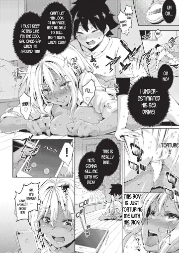 [Outou Chieri] Doutei Ochinchin ni Katenakatta Kuro Gal | The Black Gal Who Can't Win Against the Virgin Dick Fhentai - Page 22