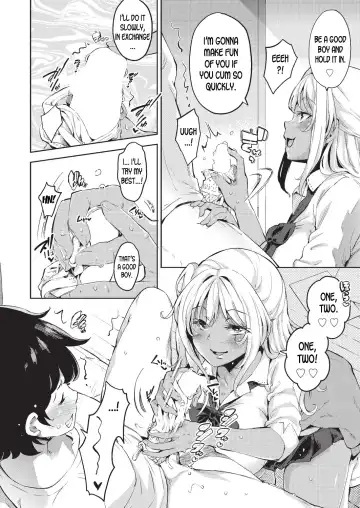 [Outou Chieri] Doutei Ochinchin ni Katenakatta Kuro Gal | The Black Gal Who Can't Win Against the Virgin Dick Fhentai - Page 8