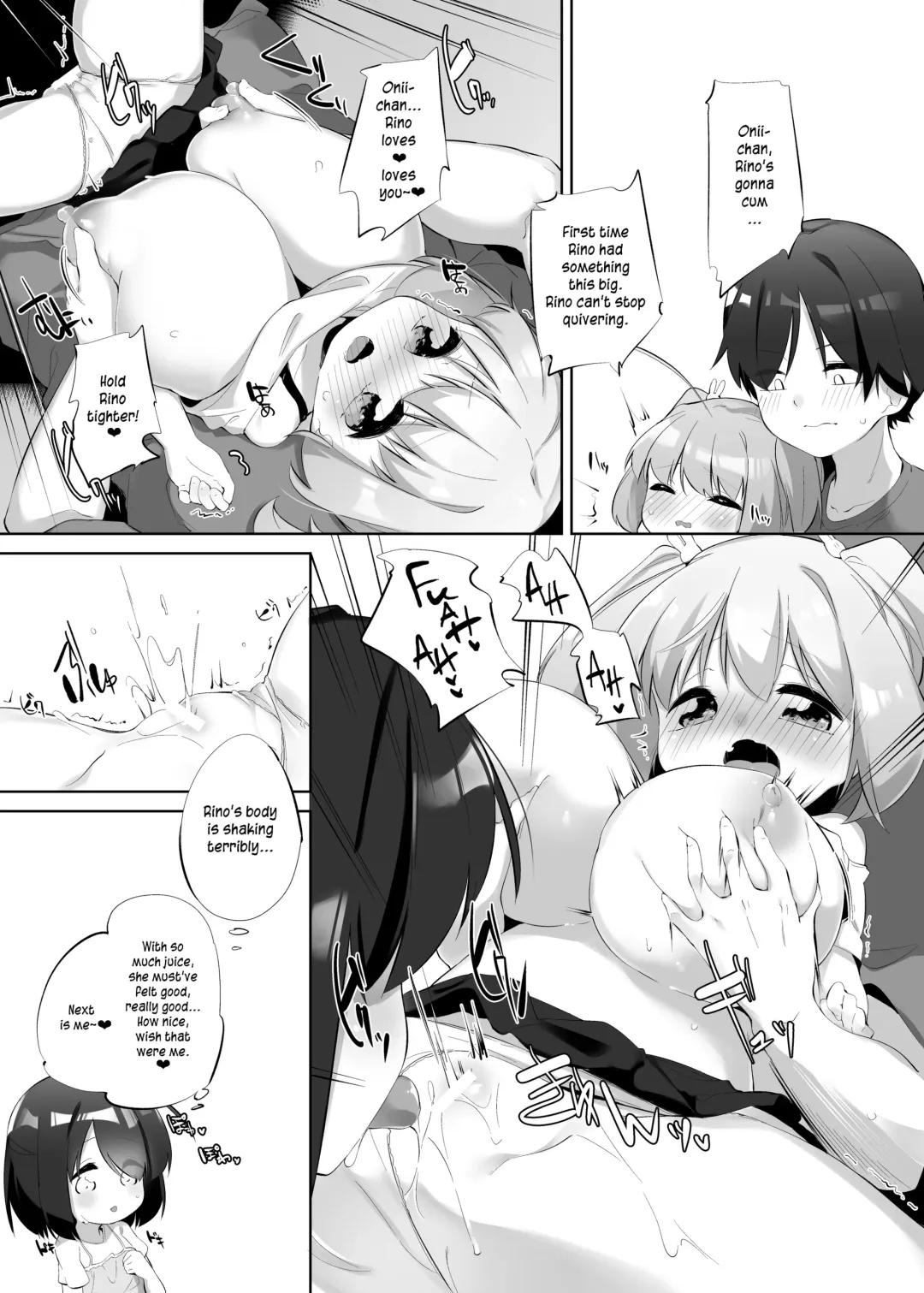 [Pedocchi] Imouto ni Hasamarete Shiawase Desho? | Between Sisters, Are You Happy? Fhentai - Page 14