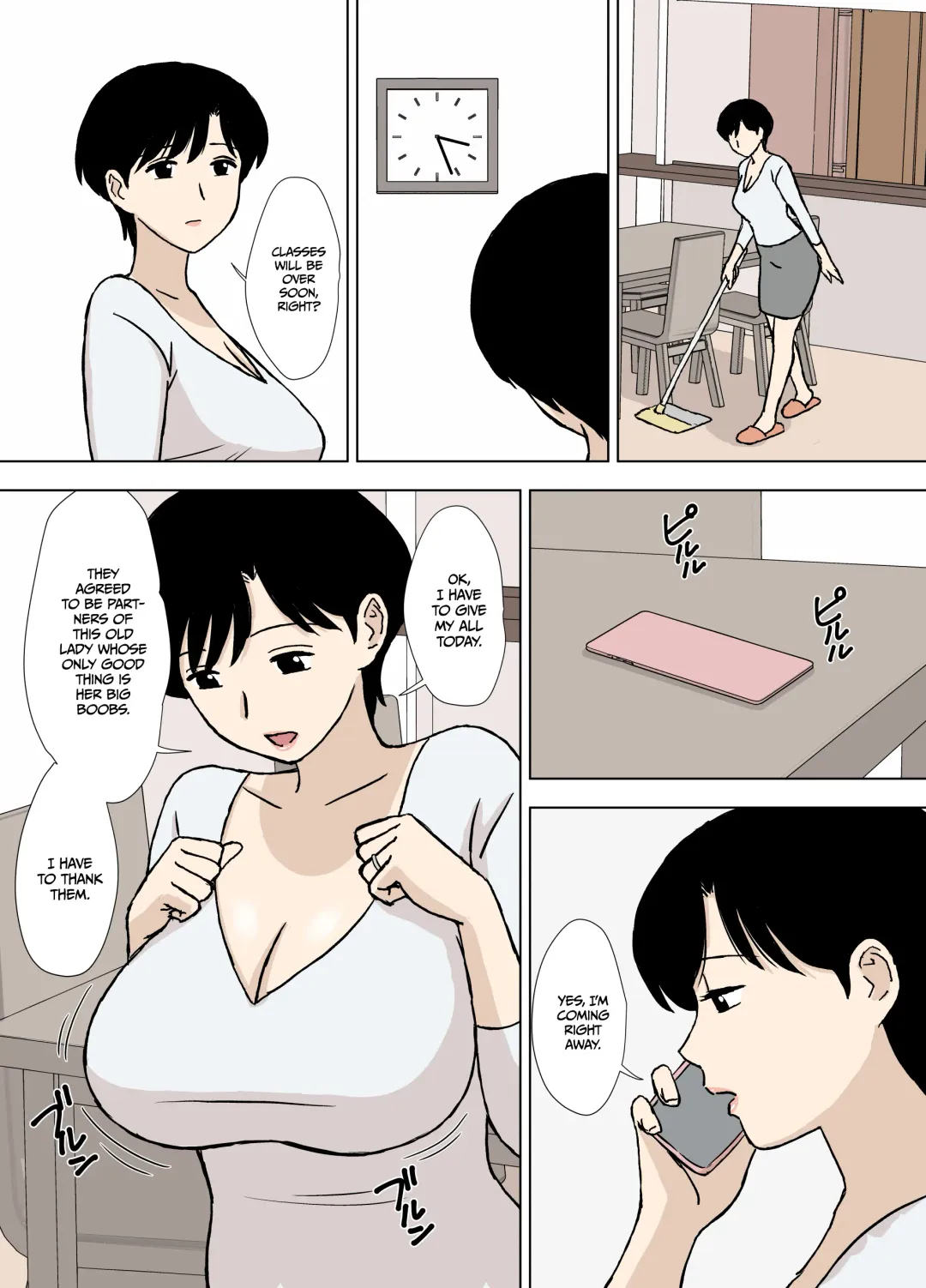 [Urakan] Mama to Ero Neri 2 ~Ikumi-san no Ero Neri Shuugyou~ | Sex Training with Mom 2 ~Ikumi-san's Study about Sex Training~ Fhentai - Page 10