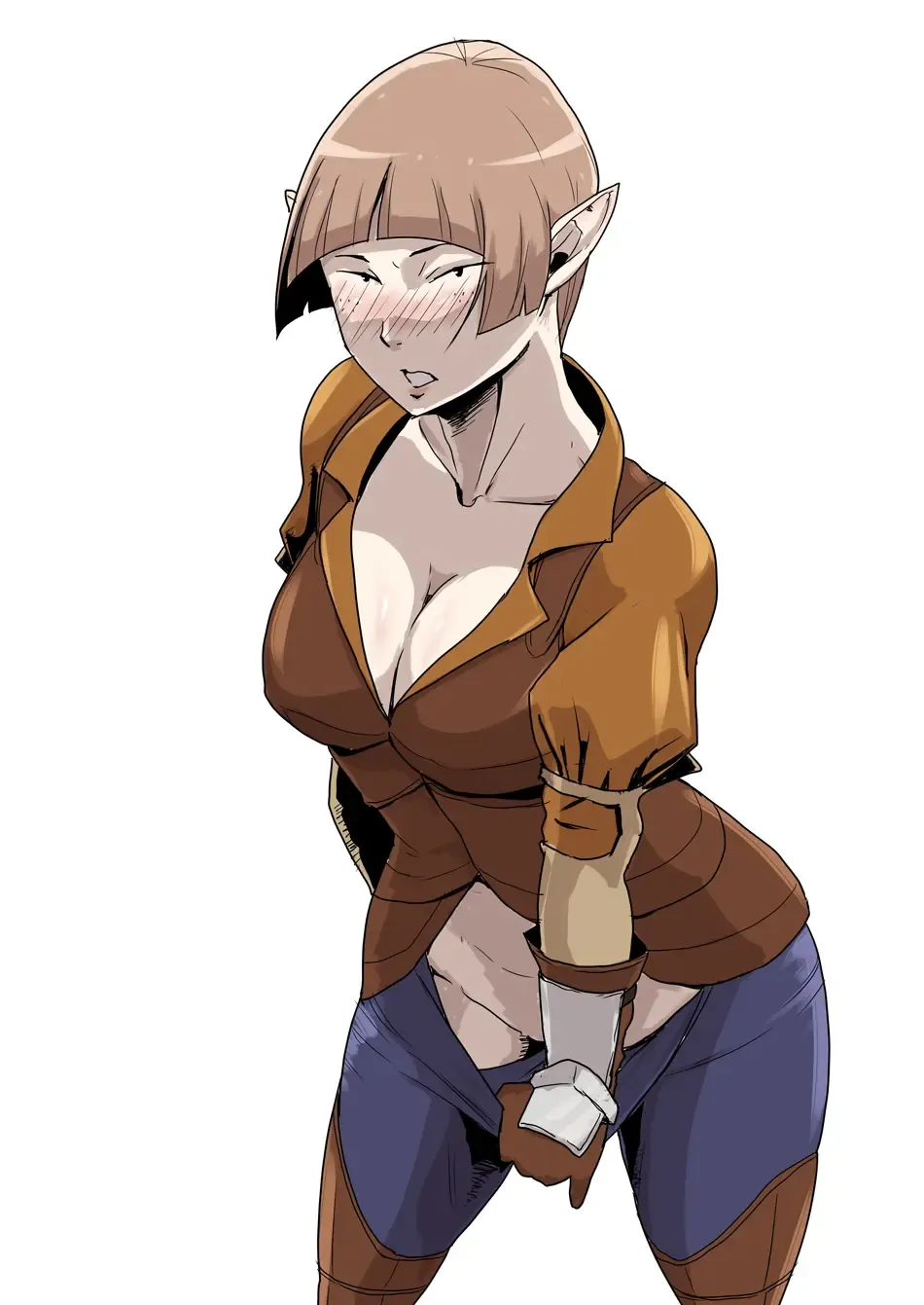 Mada Daimei no Nai Fantasy - Jimi na Elf to Minarai no Senshi VIII Fhentai - Page 20