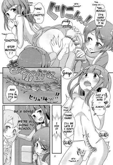 Sensei! Tsuugakuro de "Jojisou" Shitemite! | Teacher! Try dressing up as a girl on a school road! Fhentai - Page 3