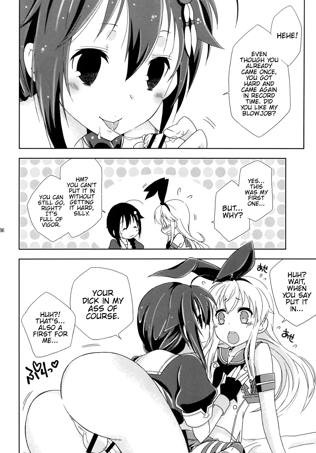 [Mikami Hokuto] Josou Cos de Layer no Onnanoko o Tsurou toshite Shippai Shita Shimakaze-kun no Ohanashi. Fhentai - Page 36