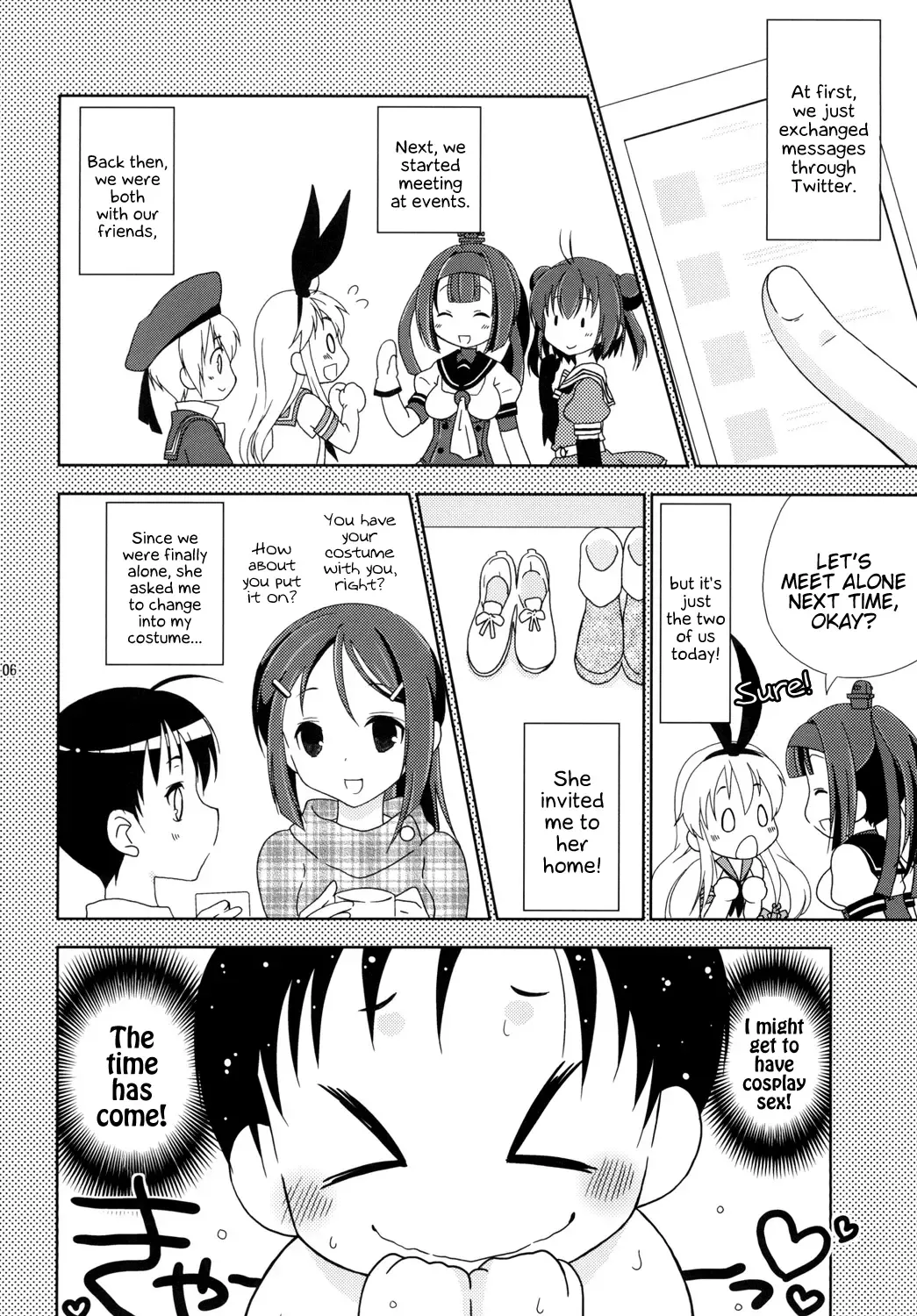 [Mikami Hokuto] Josou Cos de Layer no Onnanoko o Tsurou toshite Shippai Shita Shimakaze-kun no Ohanashi. Fhentai - Page 6