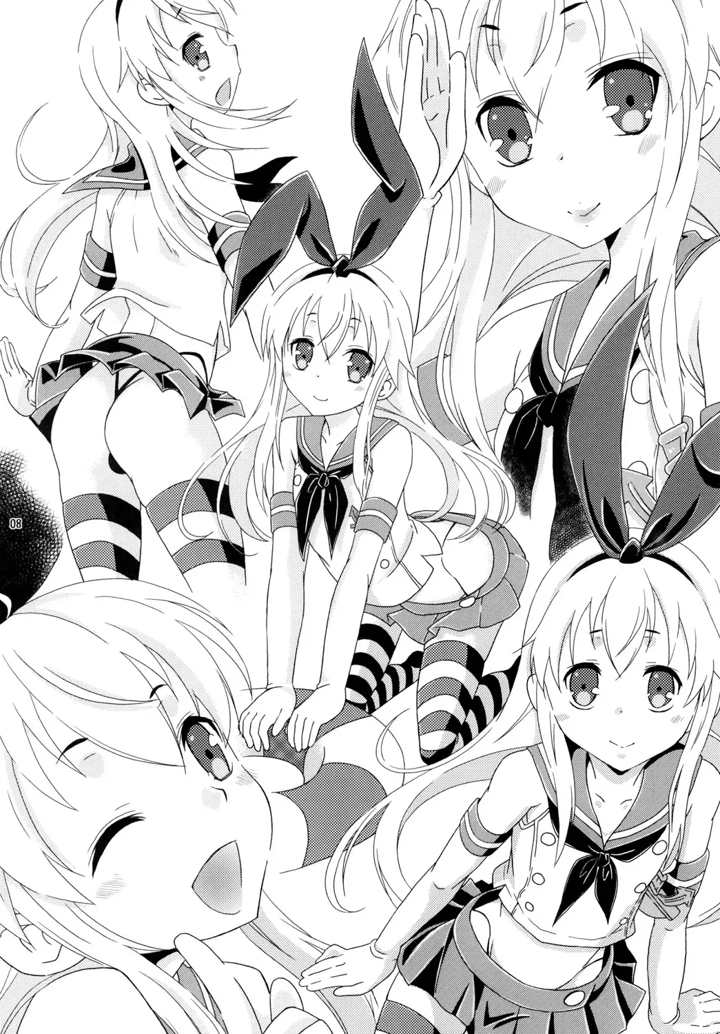 [Mikami Hokuto] Josou Cos de Layer no Onnanoko o Tsurou toshite Shippai Shita Shimakaze-kun no Ohanashi. Fhentai - Page 8