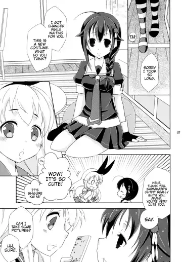 [Mikami Hokuto] Josou Cos de Layer no Onnanoko o Tsurou toshite Shippai Shita Shimakaze-kun no Ohanashi. Fhentai - Page 7