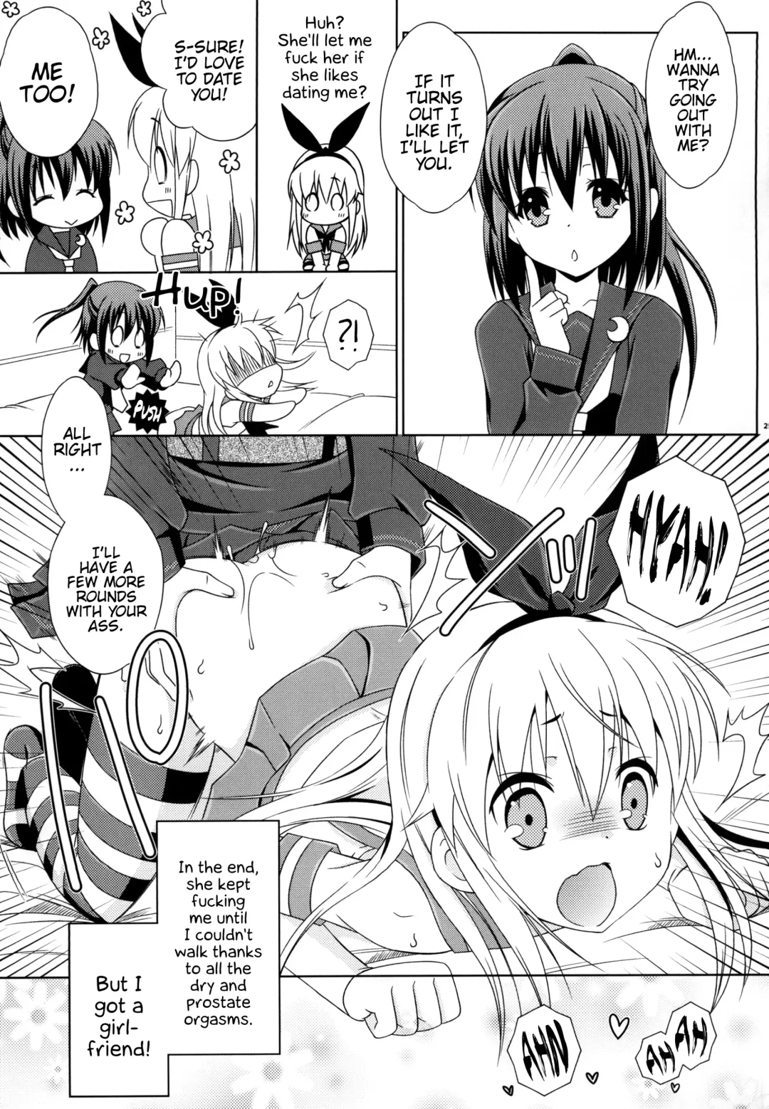 [Mikami Hokuto] Josou Cos de Layer no Onnanoko o Tsurou to Shite "Mata" Shippai Shita Shimakaze-kun no Ohanashi. Fhentai - Page 23