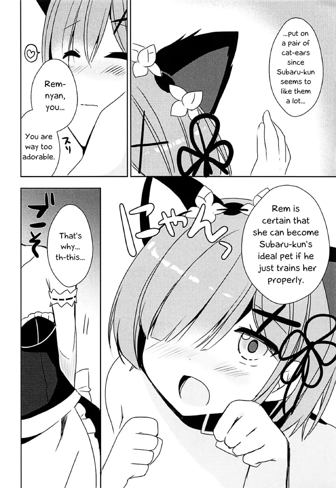 [Mori Airi] Rem-nyan to Nyannyan Suru? | Shall I make Rem-nyan go Nyan Nyan? Fhentai - Page 9