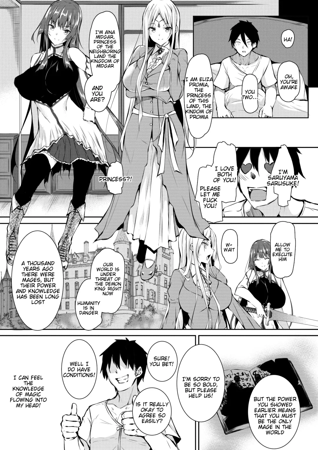 [Fukuyama Naoto] Ore Isekai de Mahoutsukai ni Naru Fhentai - Page 5