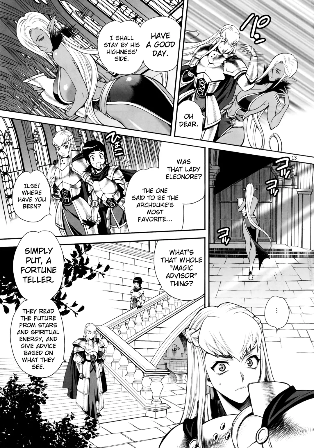[Yukiyanagi] Yukiyanagi no Hon 41 - Buta to Onnakishi 3 Inwaku no Majo Eleanore |Temptation of Witch Eleanore Fhentai - Page 12