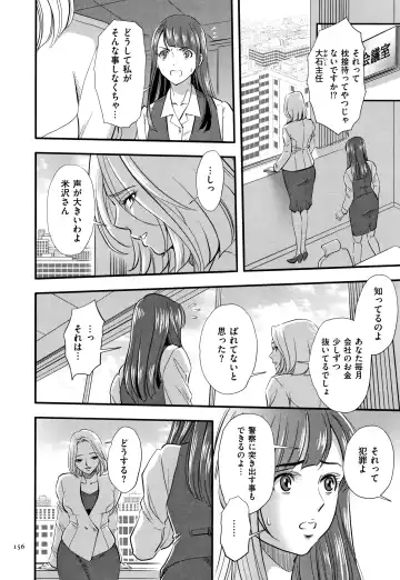 [Sugitomo Kazuhiro] Tsumi to Batsu Yokubou ni Torawareta Mesu Tsuma-tachi Fhentai - Page 157