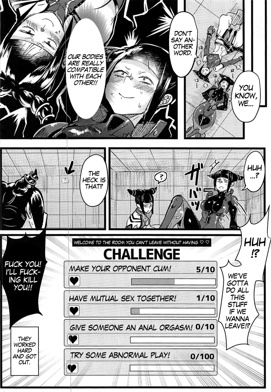 [Gar] W Juri ga ○○shinai to Derarenai Heya | The Room W Juri Can't Escape From Without Having ♥♥ Fhentai - Page 23
