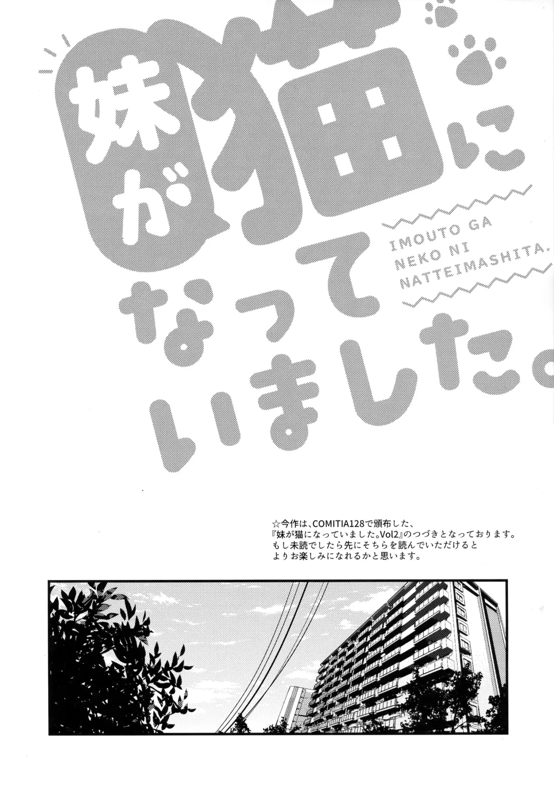 [Chikuwa.] Imouto ga Neko ni Natteimashita. 3 Fhentai - Page 3