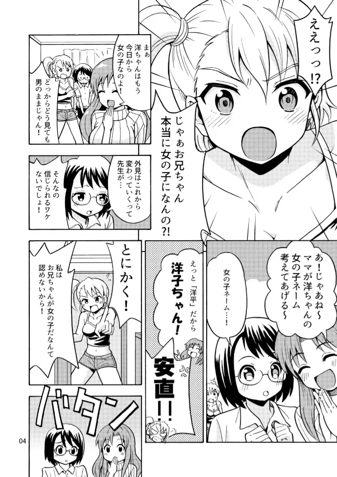 [Yoshida Gorou] Onnanoko ni Natta Onii-chan o Ijimenaide! Fhentai - Page 6