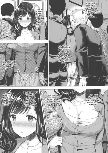[Crowe] Chijoku no Chikan Densha 3 ~ Hitozuma Shanai Kyousei Junyuu ~ | Shameless Train Molester 3 ~ Forcing a Married Woman to Breastfeed in the Train ~ Fhentai - Page 9