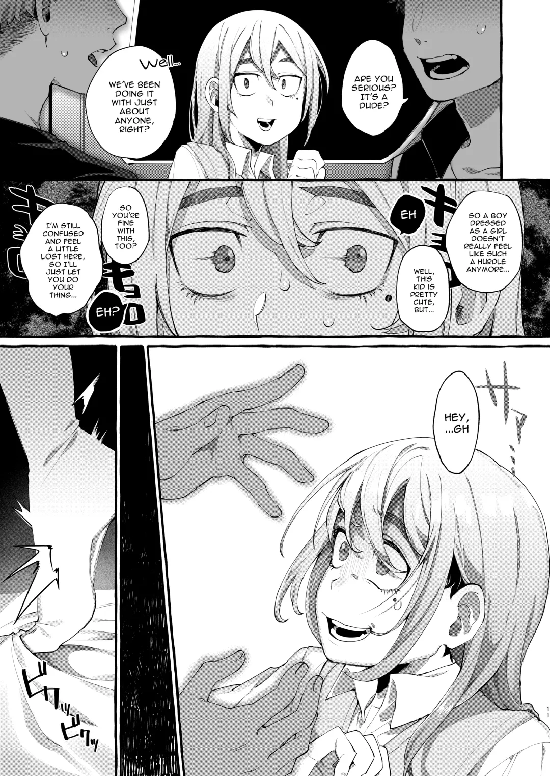 [Sugoku Zako] Joshigakusei o Rachi Yuukai Shita to Omottara Otokonoko datta.  We Thought We Kidnapped and Drove Away with a Girl Student, but It Turned out to be a Girly Boy. Fhentai - Page 10