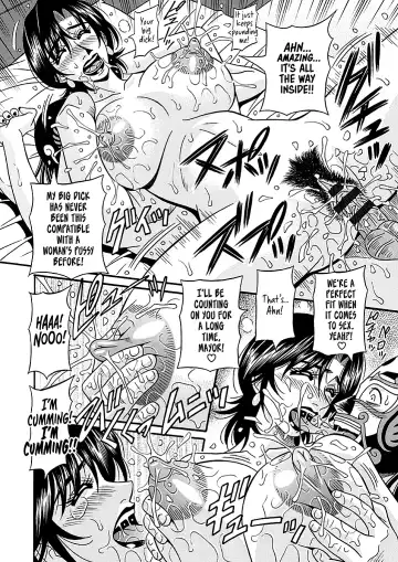 [Ozaki Akira] Hitozuma Shichou no Inbi na Seikou Kaikaku Fhentai - Page 166