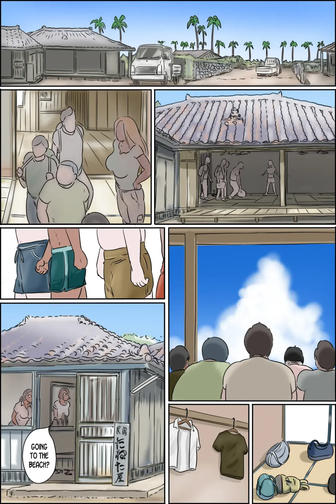 Sono Shima wa Makkuro ni Hiyake Shita Oba-san-tachi no Seisokuchi de Aru Fhentai - Page 14