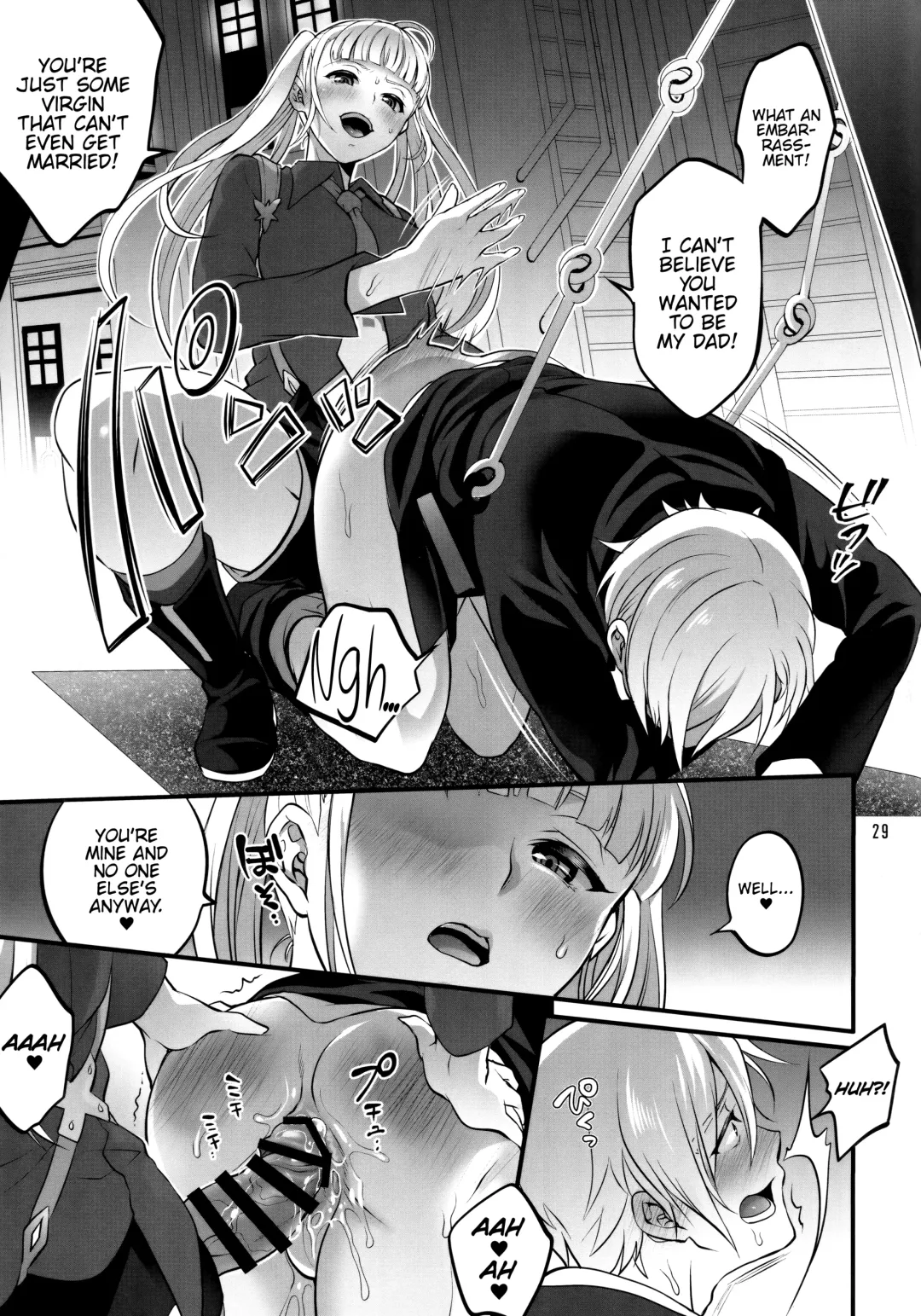 [Tokimachi Eisei] Otona ni Natte mo Kawarazu Futanari Elle ni Furimawasareru! Fhentai - Page 28