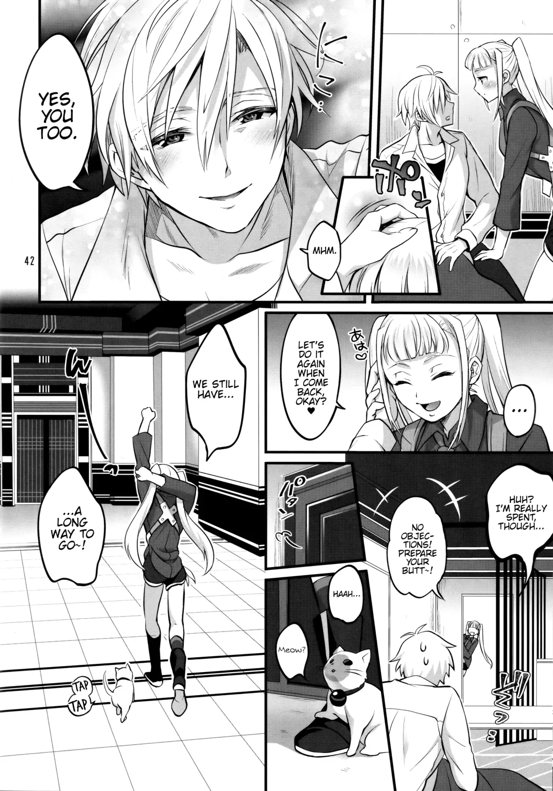[Tokimachi Eisei] Otona ni Natte mo Kawarazu Futanari Elle ni Furimawasareru! Fhentai - Page 41