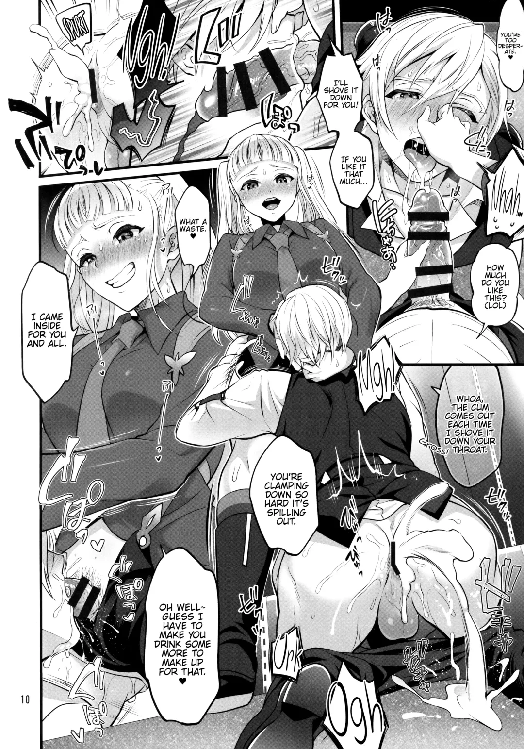 [Tokimachi Eisei] Otona ni Natte mo Kawarazu Futanari Elle ni Furimawasareru! Fhentai - Page 9