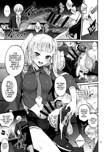 [Tokimachi Eisei] Otona ni Natte mo Kawarazu Futanari Elle ni Furimawasareru! Fhentai - Page 14