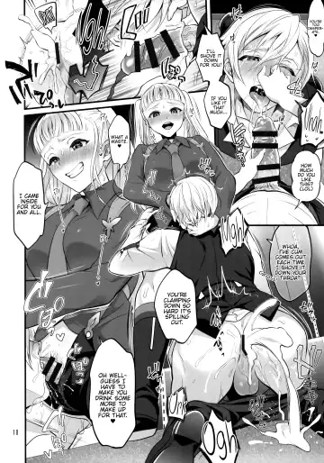 [Tokimachi Eisei] Otona ni Natte mo Kawarazu Futanari Elle ni Furimawasareru! Fhentai - Page 9