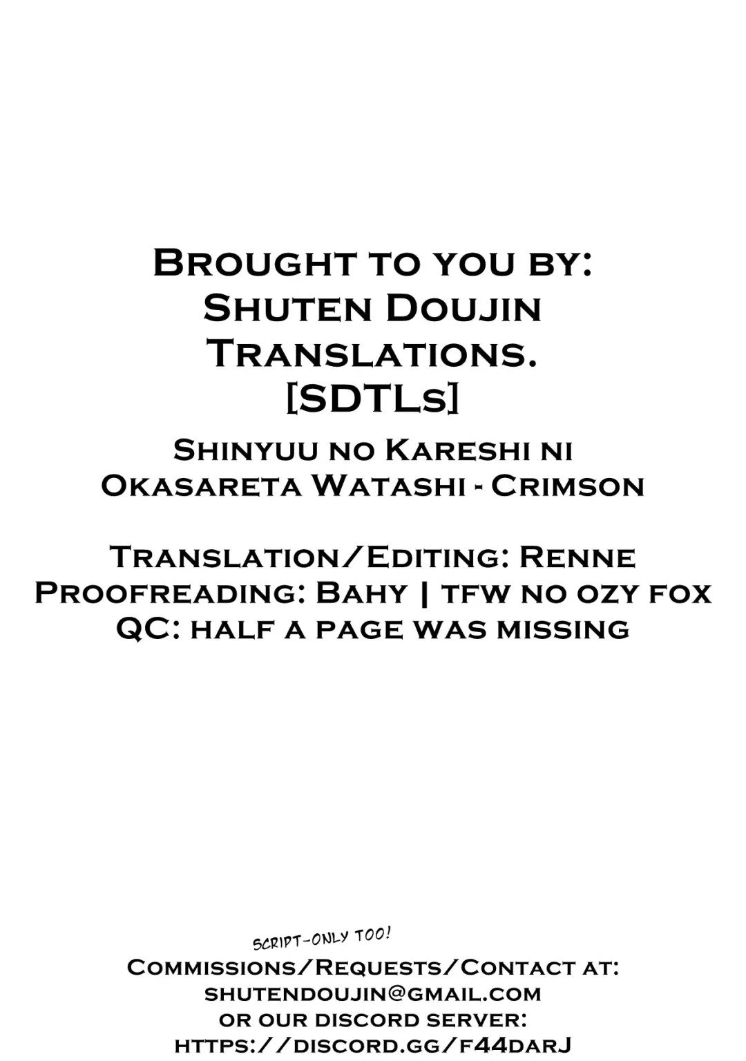 [Crimson] Shinyuu no Kareshi ni Okasareta Watashi Fhentai - Page 40