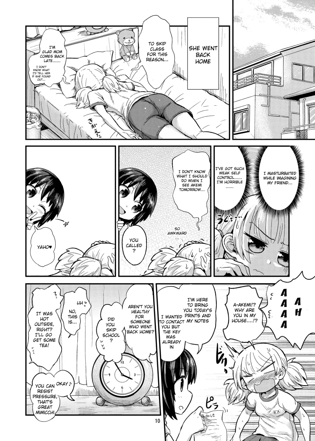 [Magifuro Konnyaku] Futanari Musume wa Jibun no Chinpo ni Katenai. Fhentai - Page 10