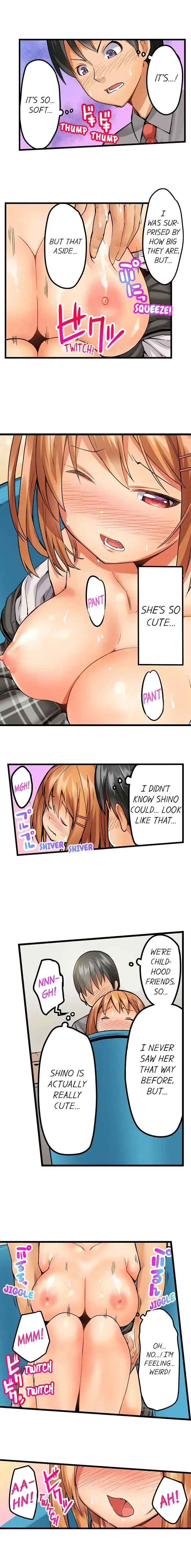 [Kintarou] Oshiri Marudashi Soku Ecchi Ugokenai no ni, Ima? Kono Mama!? | Trapped Sex in a Bucket Fhentai - Page 14