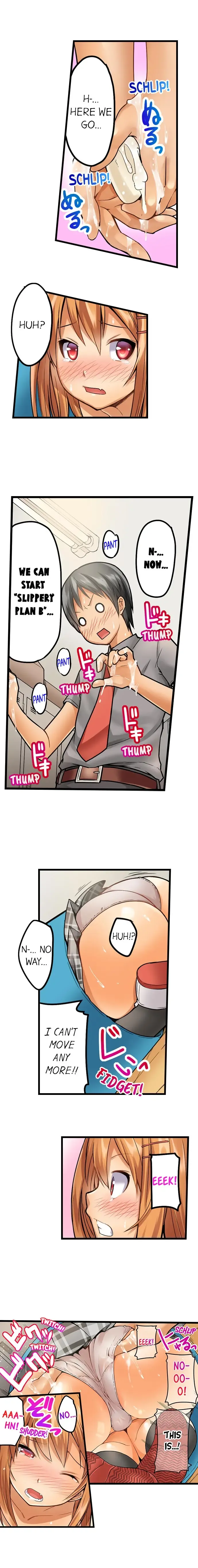 [Kintarou] Oshiri Marudashi Soku Ecchi Ugokenai no ni, Ima? Kono Mama!? | Trapped Sex in a Bucket Fhentai - Page 19