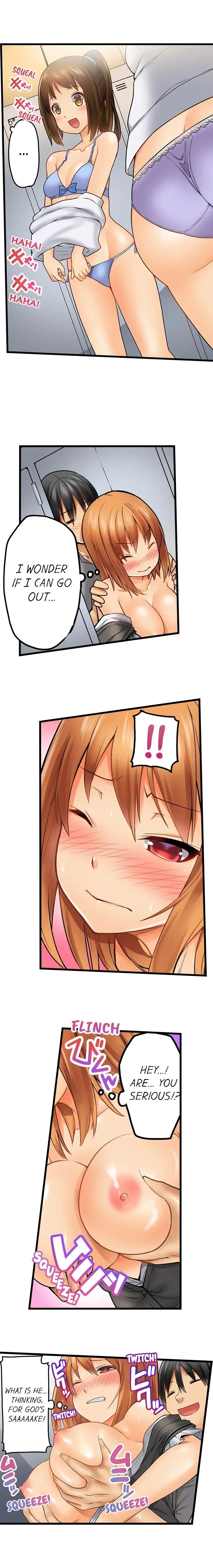 [Kintarou] Oshiri Marudashi Soku Ecchi Ugokenai no ni, Ima? Kono Mama!? | Trapped Sex in a Bucket Fhentai - Page 35