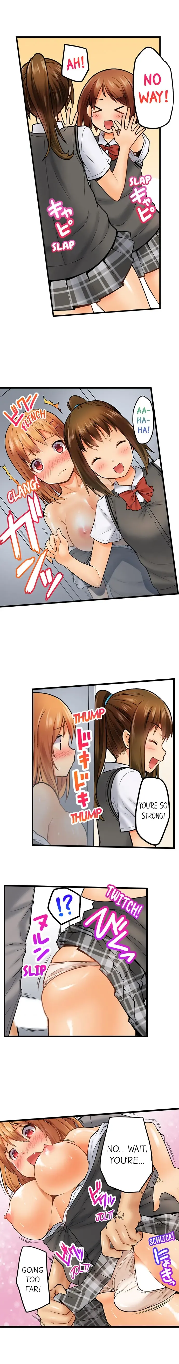 [Kintarou] Oshiri Marudashi Soku Ecchi Ugokenai no ni, Ima? Kono Mama!? | Trapped Sex in a Bucket Fhentai - Page 43