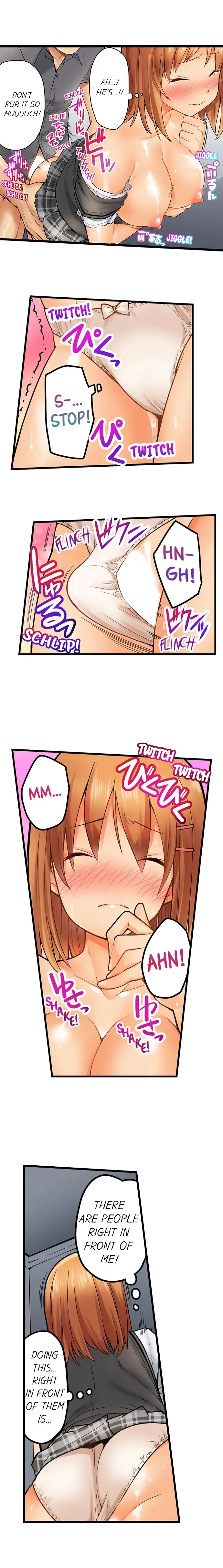 [Kintarou] Oshiri Marudashi Soku Ecchi Ugokenai no ni, Ima? Kono Mama!? | Trapped Sex in a Bucket Fhentai - Page 44