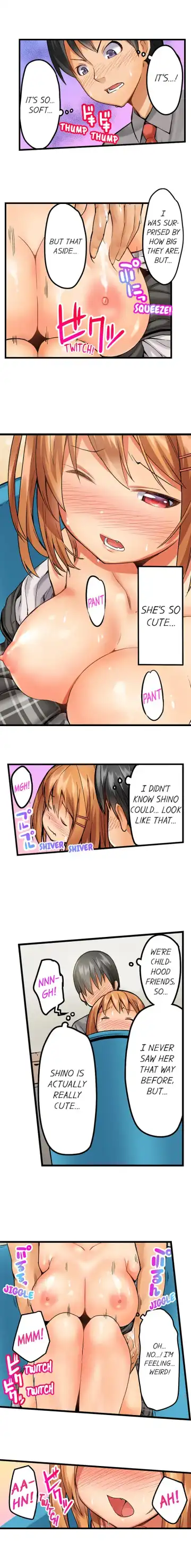 [Kintarou] Oshiri Marudashi Soku Ecchi Ugokenai no ni, Ima? Kono Mama!? | Trapped Sex in a Bucket Fhentai - Page 14
