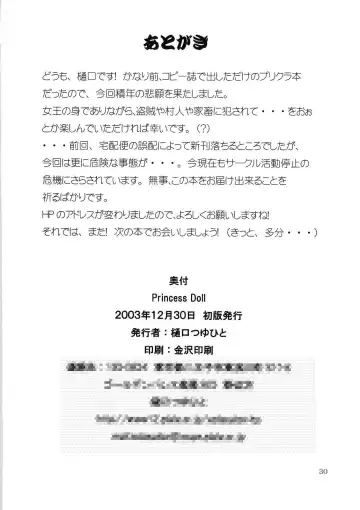 [Higuchi Tsuyuhito] Princess Doll Fhentai - Page 30