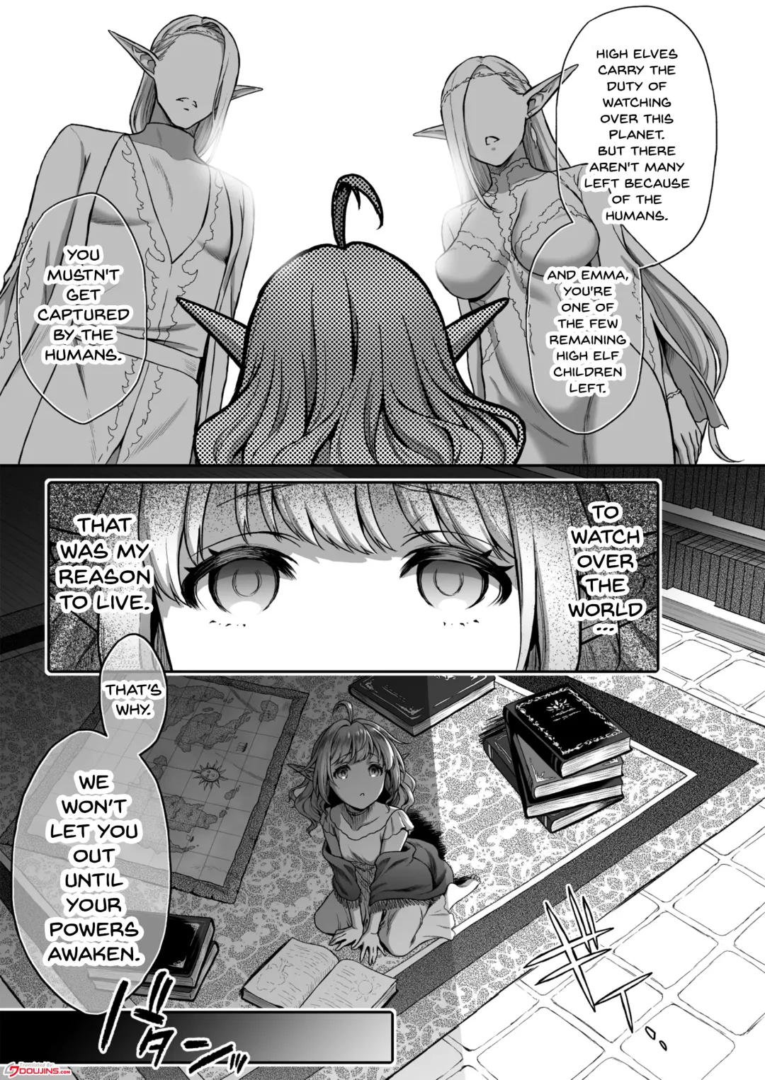 [Usagi Nagomu] Tasogare no Shou Elf 4 | Twilight's Prostitute Elf 4 Fhentai - Page 3