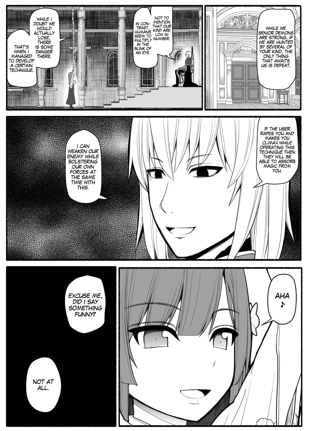 Shikyuu Majo VS Joukyuu Majin | Uterus-Magician VS Senior Demon Fhentai - Page 8