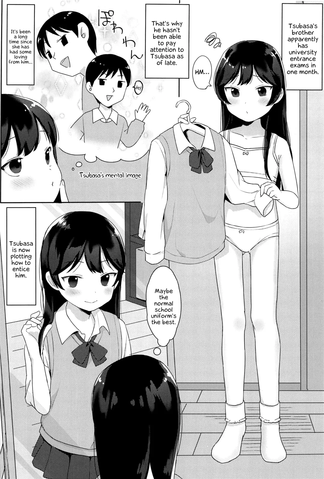 [Littlemare] Tsubasa-chan wa Onii-chan to H ga Shitai! Fhentai - Page 3