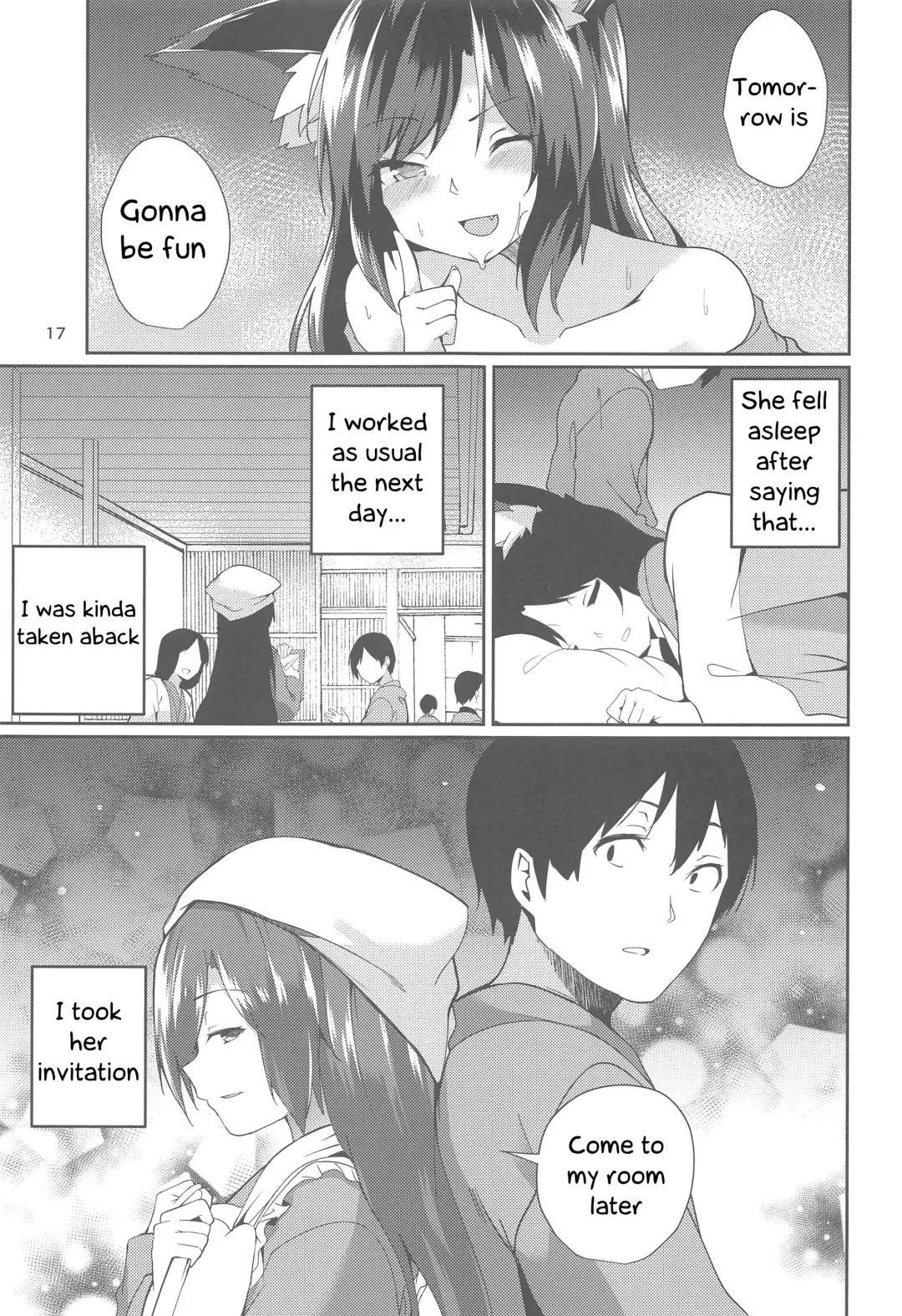 [Chirorian] Kagerou-san no Ningen Taikenki | Kagerou's human exposure record Fhentai - Page 16