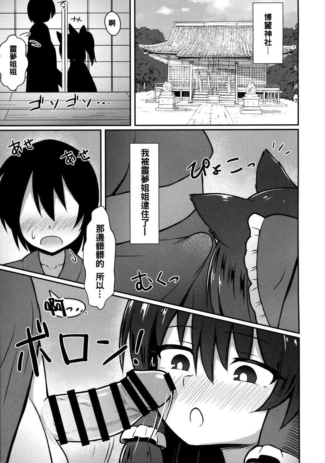 [Shiratsuki Shiori] Hatsujou Ookami Reimu Fhentai - Page 4