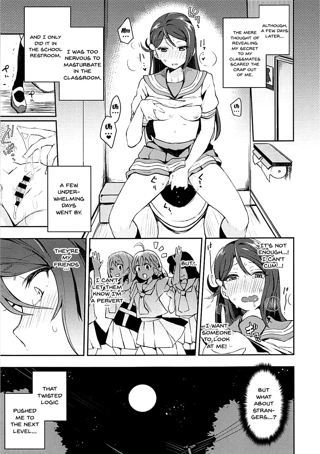 [Indo Curry] Ecchi Sketch Ro Ona Uchi. | The Lewd Girl Who Masturbates In Public Fhentai - Page 12