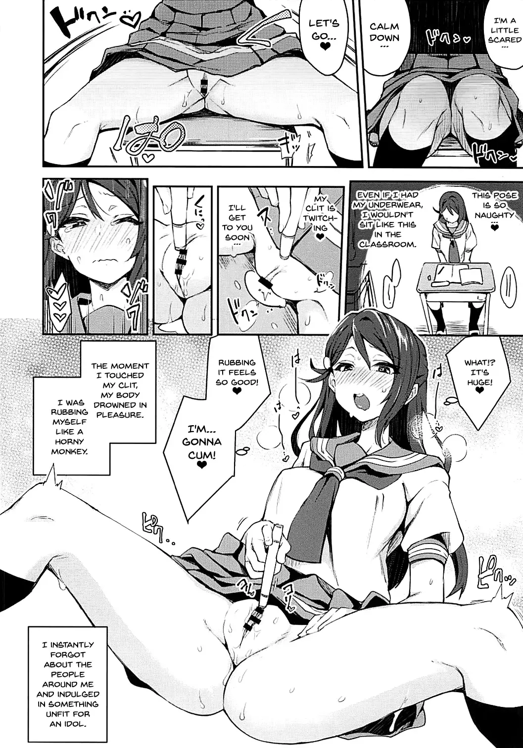 [Indo Curry] Ecchi Sketch Ro Ona Uchi. | The Lewd Girl Who Masturbates In Public Fhentai - Page 9