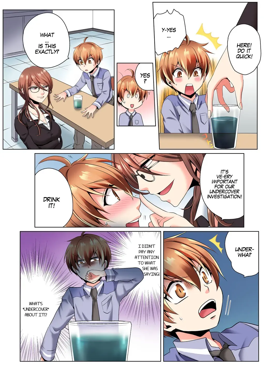[Matsuyama Hayate] Sexy Undercover Investigation! Don't spread it too much! Lewd TS Physical Examination Part 1 Fhentai - Page 9