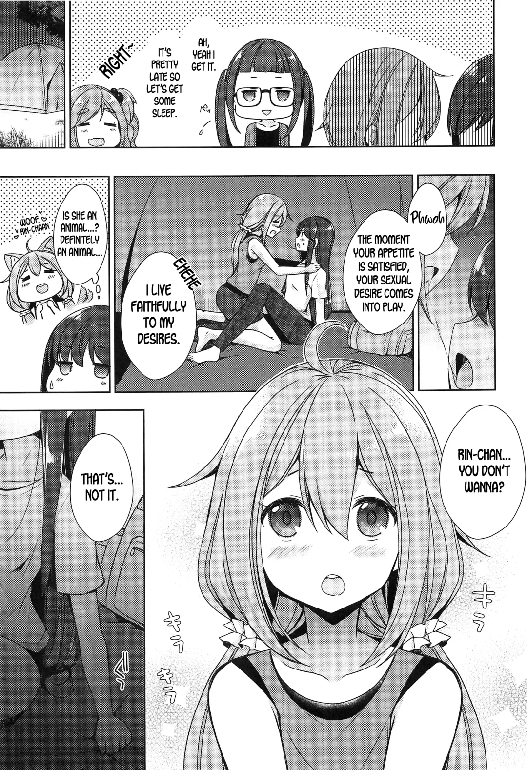 [Mori Airi] Rin to Nadeshiko ~Camp no Yoru wa Hen~ | Rin and Nadeshiko ~Night of the Camp Chapter~ Fhentai - Page 7