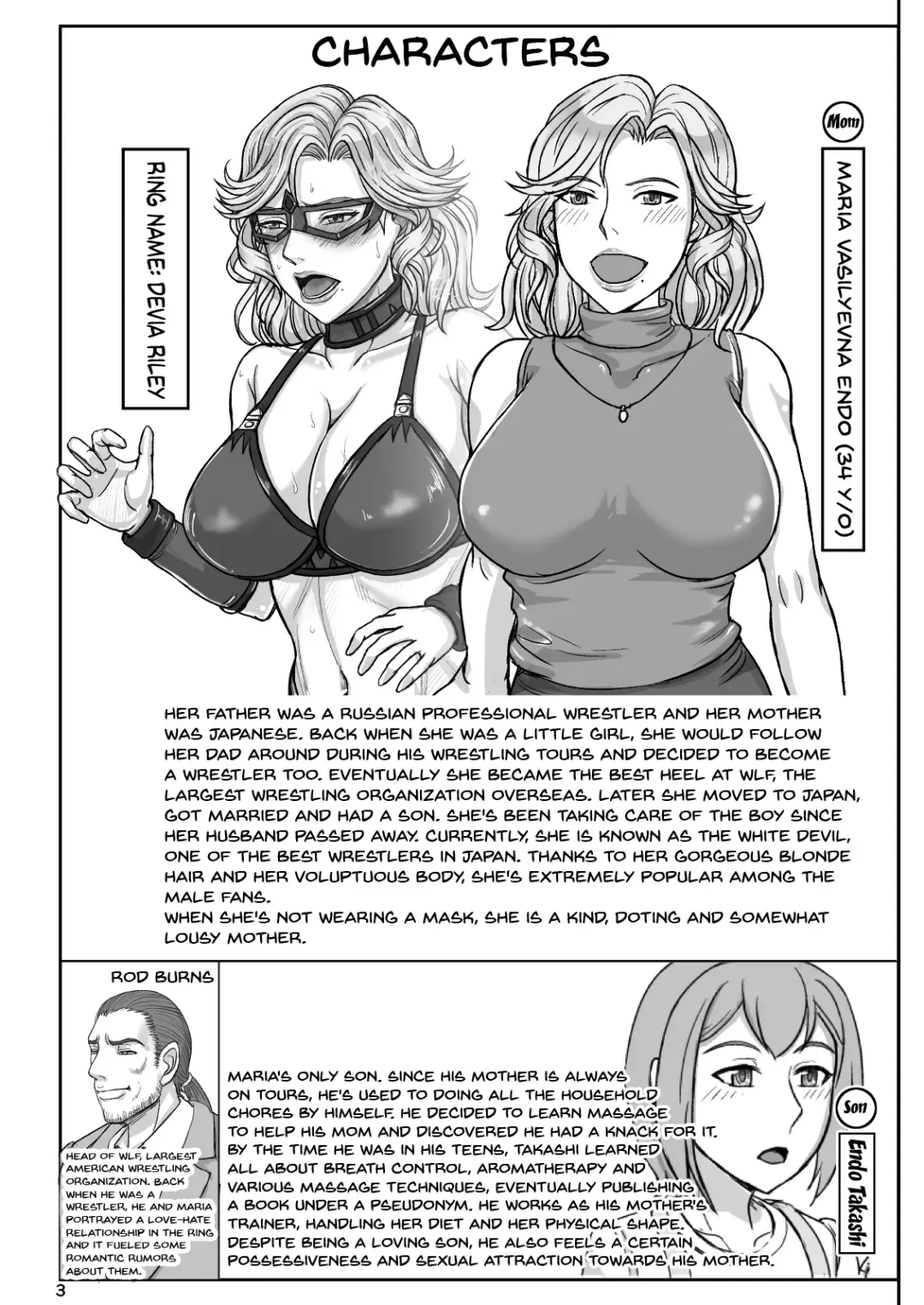 [Swa] Mama wa Russian Half no Akuyaku Wrestler 2 - H Mizugi de Dokidoki Hen | Mama Is a Half Russian Half Akuyaku Wrestler 2 Fhentai - Page 3