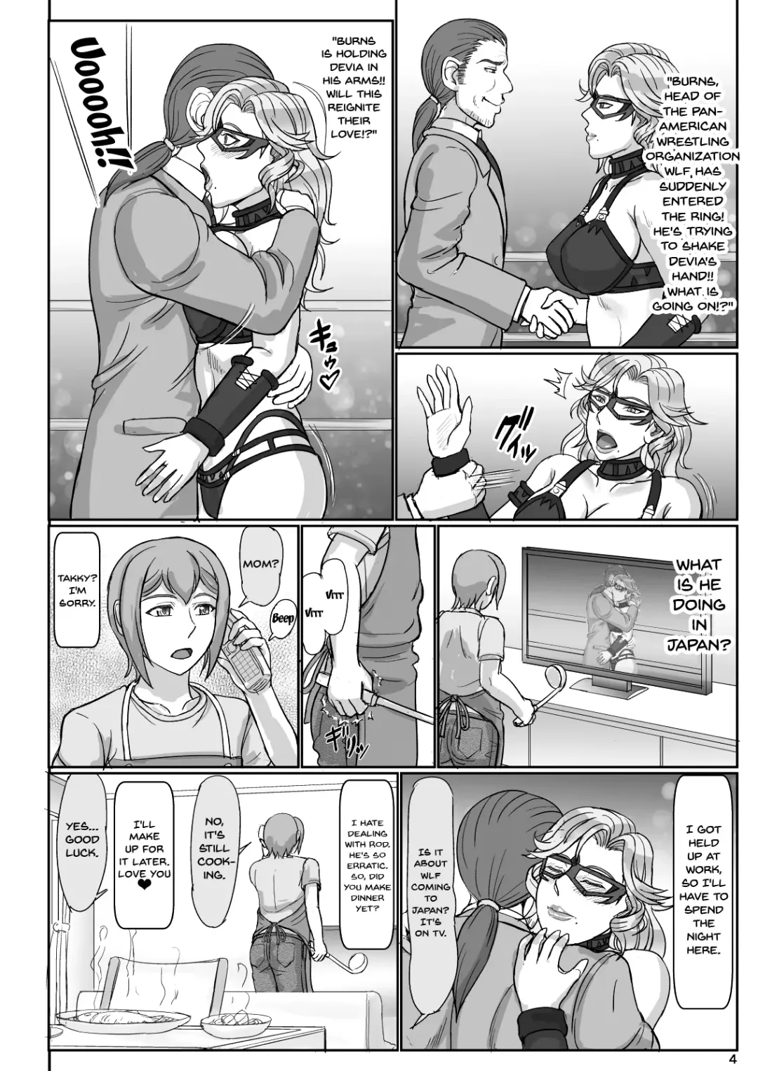 [Swa] Mama wa Russian Half no Akuyaku Wrestler 2 - H Mizugi de Dokidoki Hen | Mama Is a Half Russian Half Akuyaku Wrestler 2 Fhentai - Page 4
